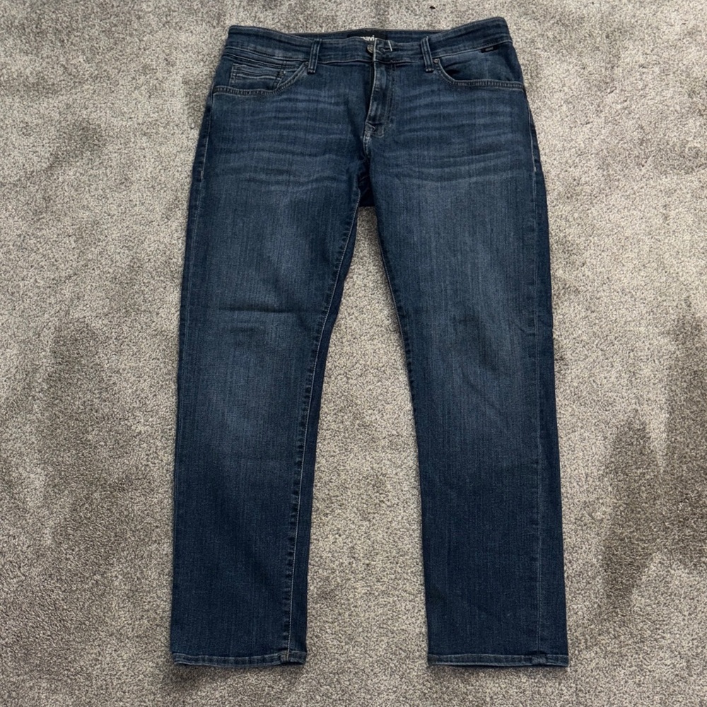 Mavi Dark Blue Slim Straight Jeans